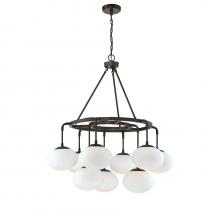 Savoy House Meridian CA M10098ORB - 9-Light Chandelier in Oil Rubbed Bronze