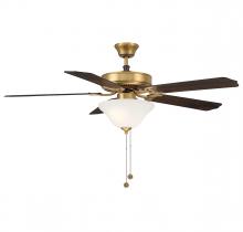 Savoy House Meridian CA M2018NBRV - 52" 2-Light Ceiling Fan in Natural Brass