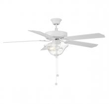 Savoy House Meridian CA M2019WHRV - 52" 2-Light Ceiling Fan in Bisque White