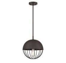 Savoy House Meridian CA M50039ORB - 1-Light Outdoor Hanging Lantern in Oil Rubbed Bronze