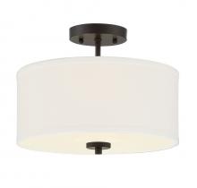 Savoy House Meridian CA M60008ORB - 2-Light Ceiling Light in Oil Rubbed Bronze