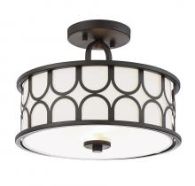 Savoy House Meridian CA M60015ORB - 2-Light Ceiling Light in Oil Rubbed Bronze