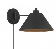 Savoy House Meridian CA M90086MBK - 1-Light Wall Sconce in Matte Black