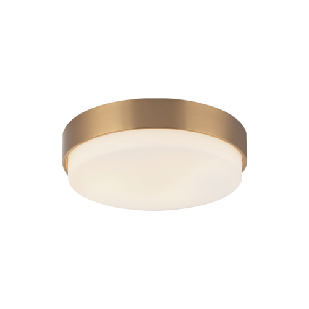 Quintz Aged Gold Brass Ceiling Mount