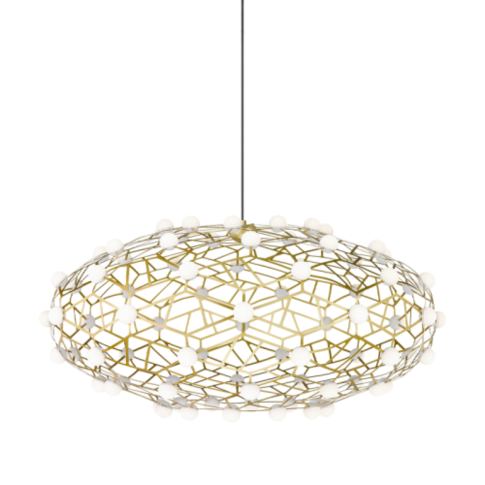 Coral Gold Chandelier