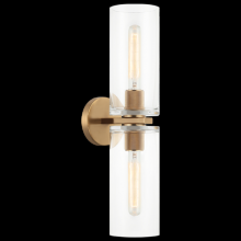 Matteo Lighting W32512AG - Lincoln Aged Gold Brass Wall Sconce