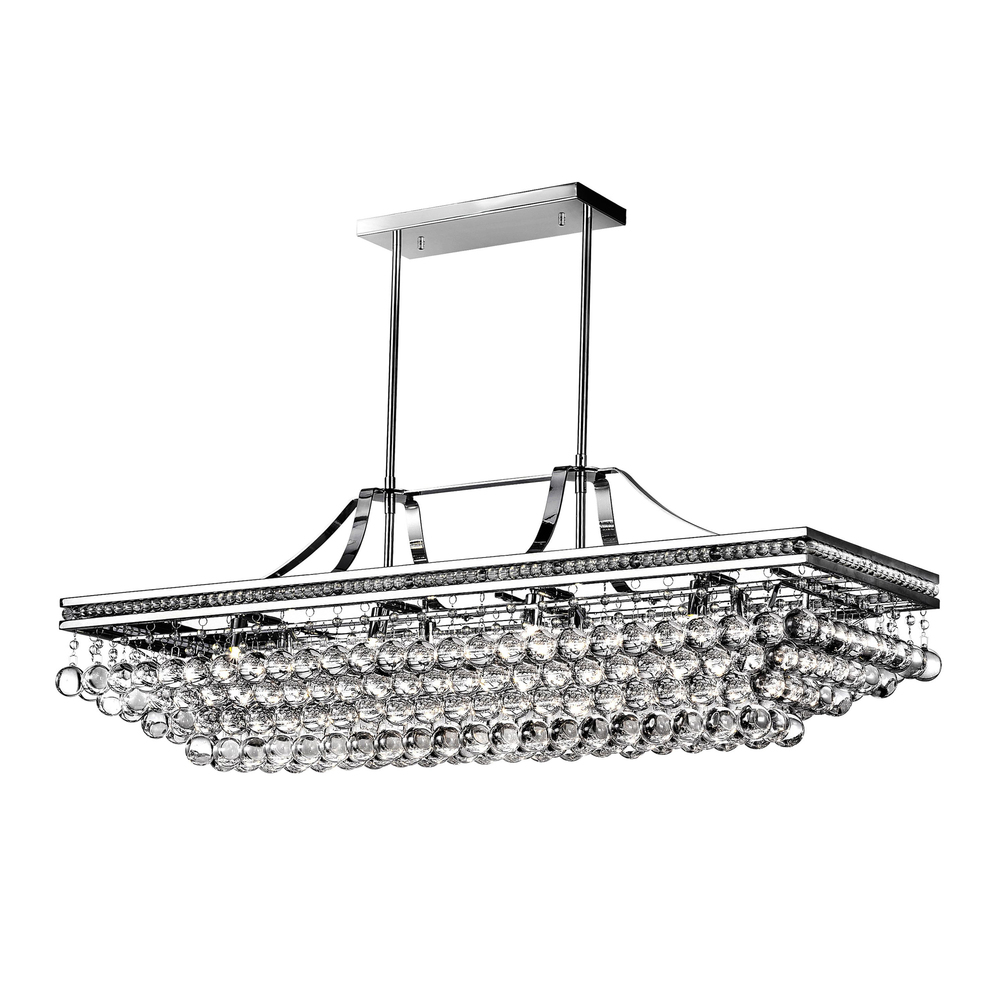 Seraphina 10 Light Chandelier With Chrome Finish