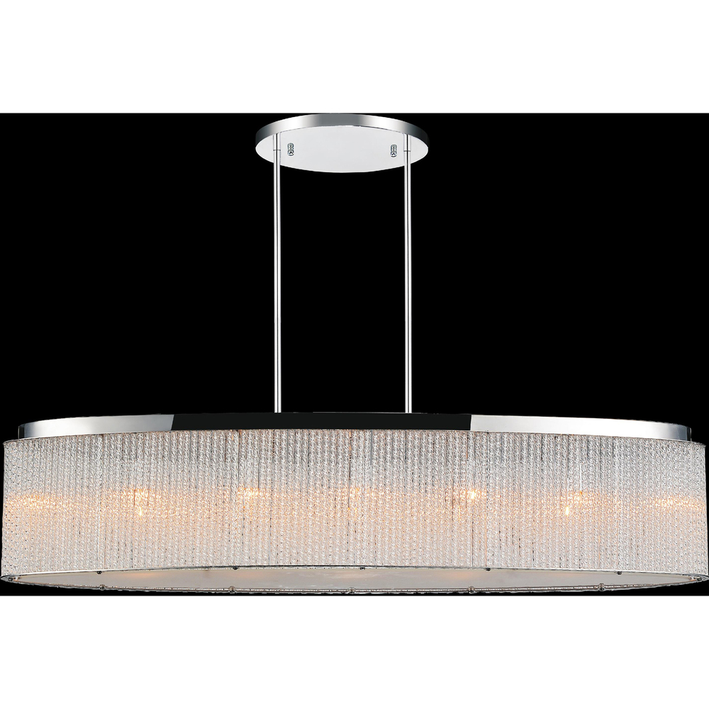 Colbert 7 Light Drum Shade Chandelier With Chrome Finish