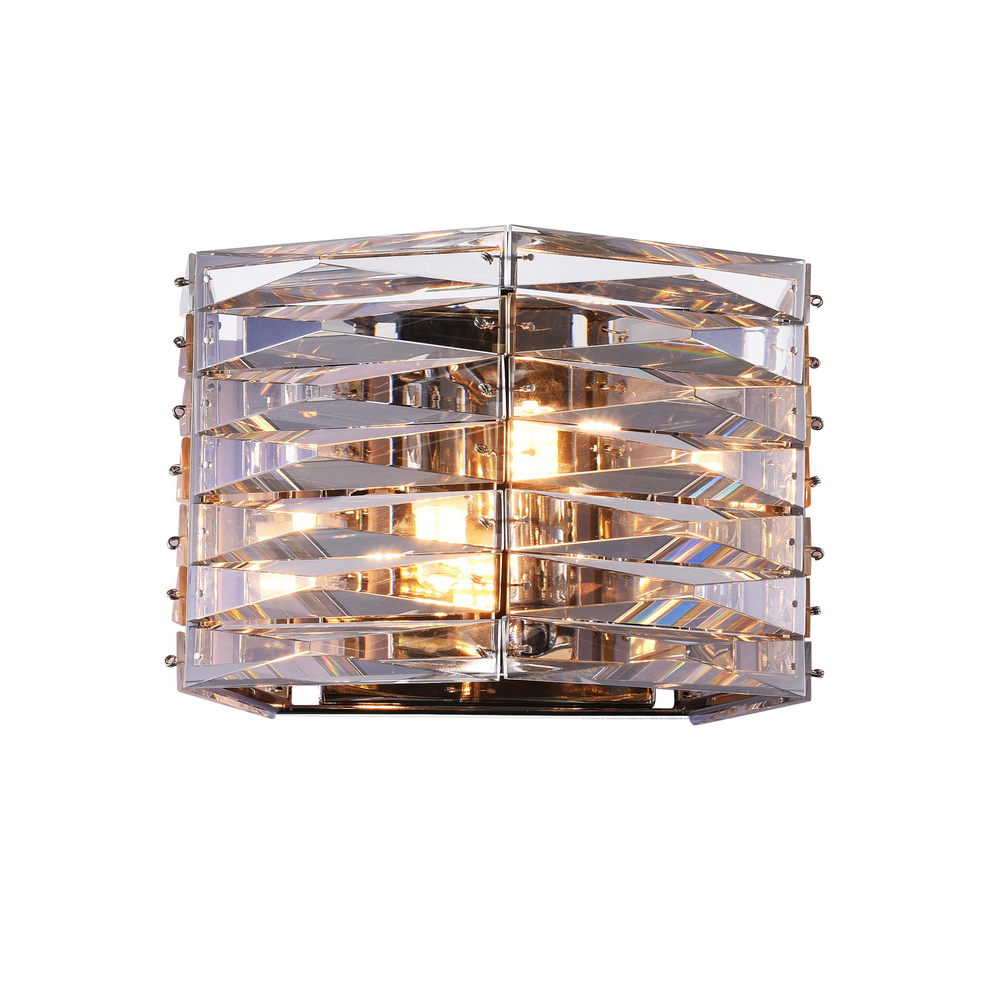 Squill 2 Light Vanity Light With Polished Nickel Finish