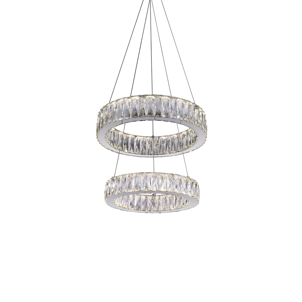 Juno LED  Chandelier With Chrome Finish