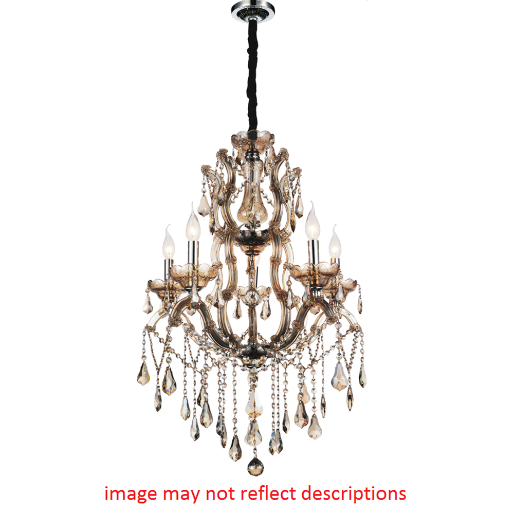 Abby 5 Light Up Chandelier With Chrome Finish