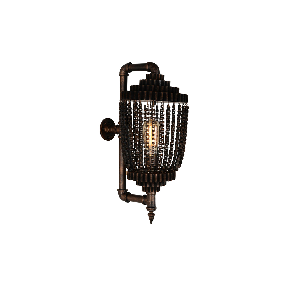 Kala 1 Light Wall Sconce With Speckled copper Finish