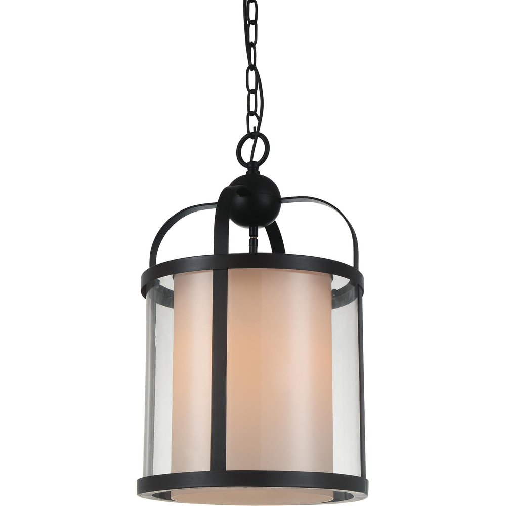 Danielle 1 Light Candle Mini Pendant With Oil Rubbed Brown Finish