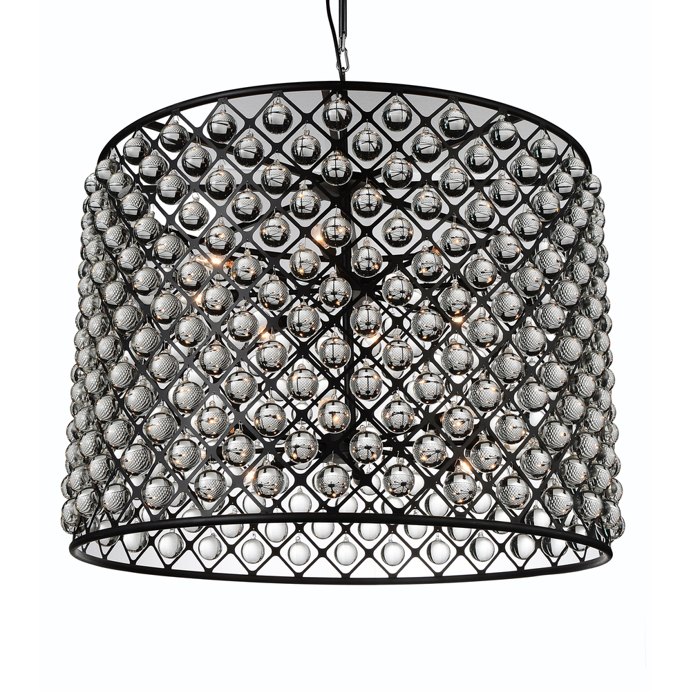 Renous 16 Light Chandelier With Black Finish