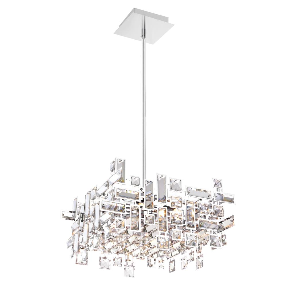 Arley 6 Light Chandelier With Chrome Finish