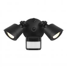 Savoy House Canada 4-FLOOD-MS-A2-3000K-BK - LED Motion Sensored Double Flood Light in Black