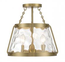Savoy House Canada 6-1802-3-322 - Crawford 3-Light Ceiling Light in Warm Brass