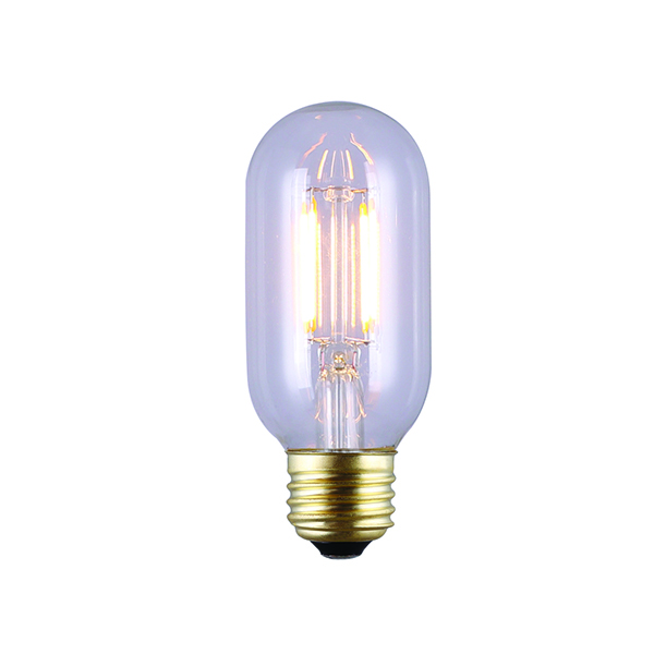 LED Vintage Bulb, E26 Socket, 4W T45 Shape, 2200K, 320 Lumen, 15000 Hours Life Time