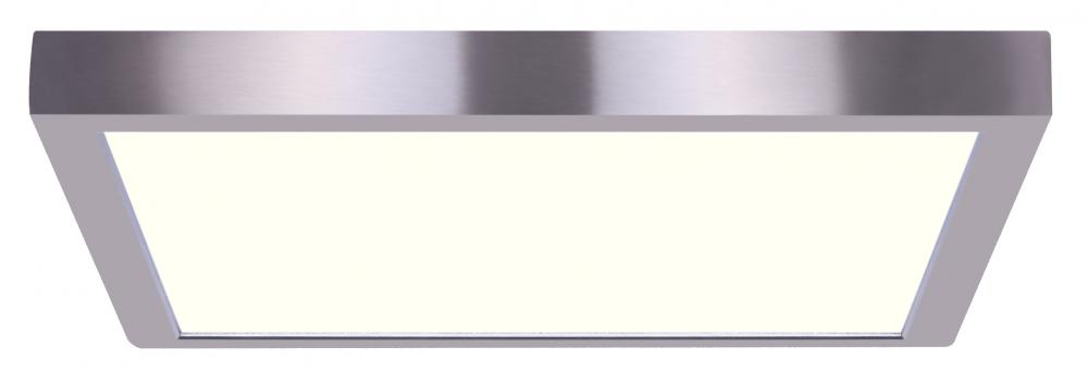LED Square Disk, DL-15C-30SC-BN-C, 15" BN Color, 30W Dimmable, 3000K, 2100 Lumen, Surface mounte