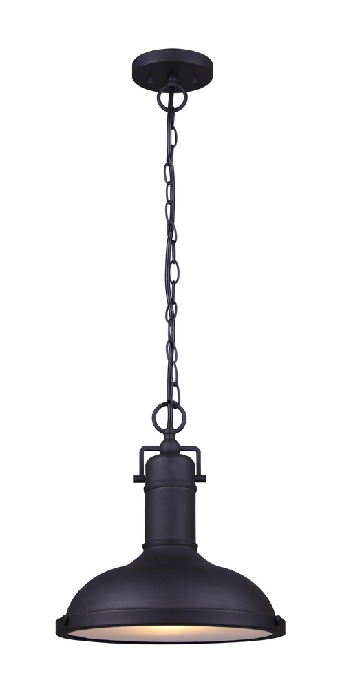 Marcella, 1 Lt Chain Pendant Outdoor, Glass Panel, 60W Type A, 12" W x 12 1/4" H