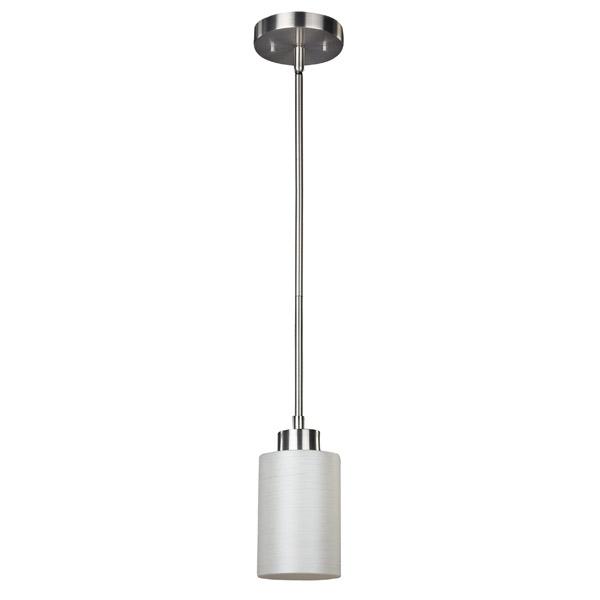 Margo, 1 Lt Rod Pendant, Line Painted Glass, 100W Type A, 5 .75 IN W x 58 .25 IN H