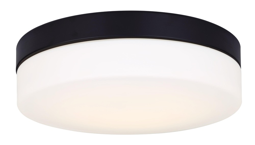 JAX, MBK Color, LED Flush Mount, Flat Opal Glass, 18.5W LED (Integrated), Dimmable, 1500 Lumens