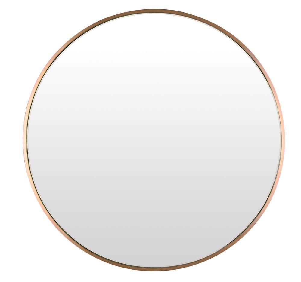 Mirror, Metal Frame Mirror, 32.75inch W x 32.75inch H x 1inch D