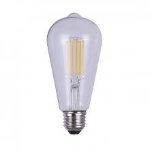 Canarm B-LST64-6-48 - Clear LED bulb, B-LST64-6-48, E26 Socket, 8W ST64 Cone Shape, 3000K, 800 Lumen