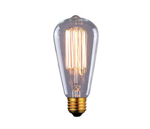 Canarm B-ST64-17C - Bulb, Edison Bulbs, 60W E26, Clear Color, ST64 Cone Shape, 2500hours