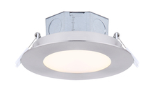 Canarm DL-4-9RR-BN-C - LED Recess Downlight, 4" Brushed Nickel Color Trim, 9W Dimmable, 3000K, 500 Lume