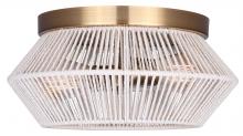 Canarm IFM1120A13GD - WILLOW, IFM1120A13GD, 2 Lt Flush Mount, 60W Type A, 13" W x 6.25" H, Easy Connect Included