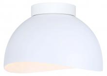 Canarm IFM1122A11WH - HENLEE, IFM1122A11WH, MWH Color, 2 Lt Flush Mount, 60W Type A, 11" W x 8" H, Easy Connect In