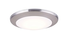 Canarm LED-SM6DL-BN-C - LED Disk, 6 IN Brushed Nickel Color Trim, 15W LED (Integrated), Dimmable, 3000K,