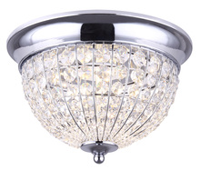 Canarm LFM145A12CH - TILLY, 12" LED Flush Mount, Crystal, 19W LED (Integrated), Dimmable, 1150 Lumens