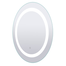 Canarm LM114S2727D - LED Oval Mirror, 27.5inch W x 27.5inch H, On off Touch Button, 40W, 3000K, 80 CR