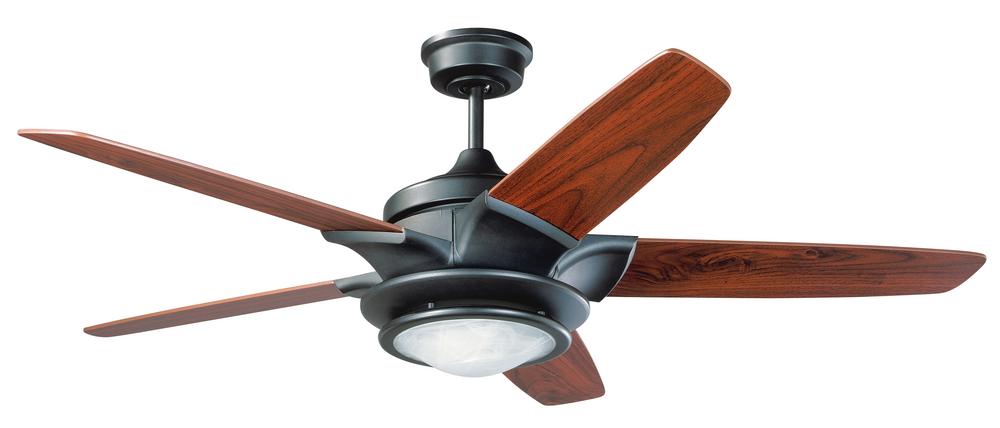 One Light Natural Iron Ceiling Fan