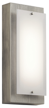 Kichler 42372NILED - Vego 12" LED Wall Sconce with White Glass in Brushed Nickel