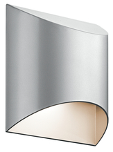 Kichler 49278PLLED - Wesley 7.5" LED Outdoor 1 Light Wall Light in Platinum