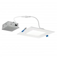 Kichler DLSL06S3090WHT - Direct-to-Ceiling 6 inch Square Slim 30K LED Downlight in White