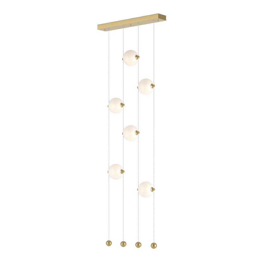 Abacus 6-Light Ceiling-to-Floor LED Pendant