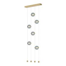 Hubbardton Forge - Canada 139055-LED-STND-86-YL0668 - Abacus 6-Light Ceiling-to-Floor LED Pendant