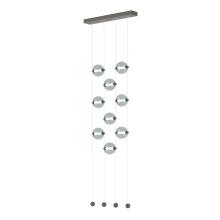 Hubbardton Forge - Canada 139057-LED-STND-07-YL0668 - Abacus 9-Light Ceiling-to-Floor LED Pendant