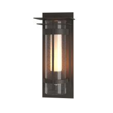 Hubbardton Forge - Canada 305997-SKT-77-ZS0655 - Torch  Seeded Glass with Top Plate Outdoor Sconce