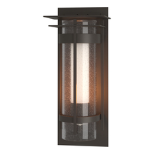 Hubbardton Forge - Canada 305999-SKT-77-ZS0664 - Torch  Seeded Glass XL Outdoor Sconce with Top Plate
