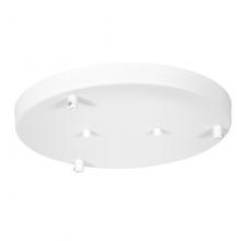 Russell Lighting AC5013/WH - Nova - 3 Port Round Canopy In White