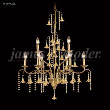 James R Moder 96329AG2GTE - Murano Collection 9 Arm Chandelier