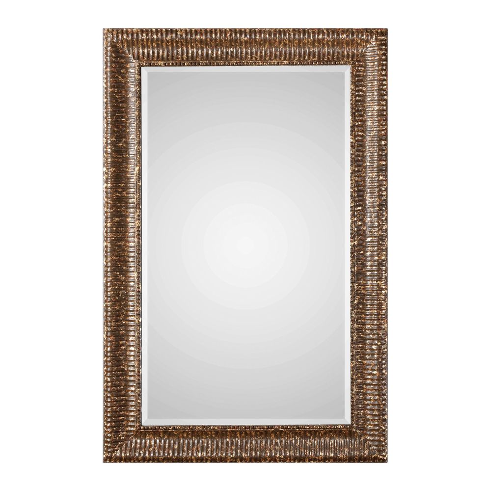 Uttermost Armadale Mahogany Bronze Large Mirror