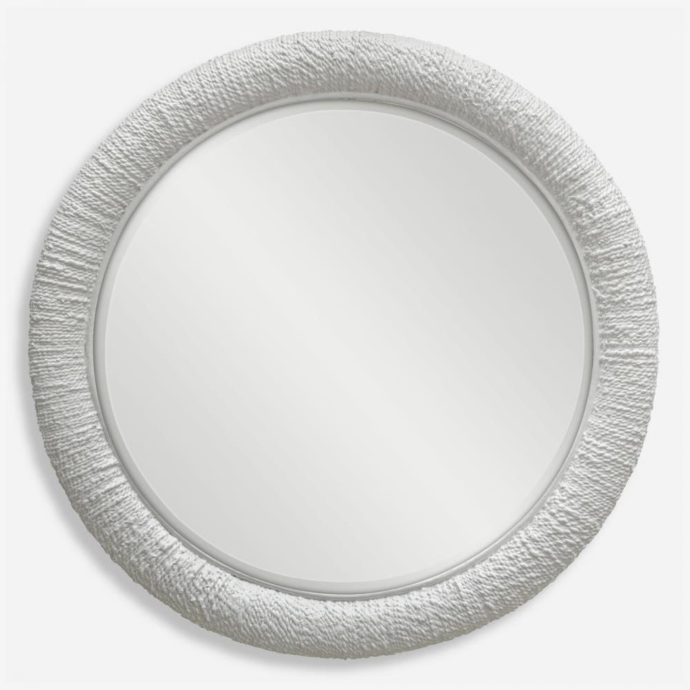 Uttermost Mariner White Round Mirror