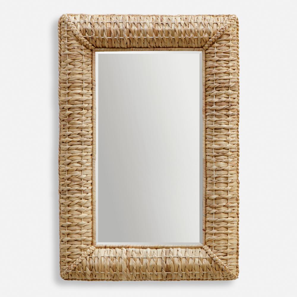 Uttermost Twisted Seagrass Rectangle Mirror