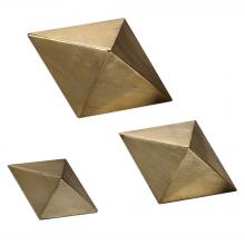 Uttermost 20007 - Uttermost Rhombus Champagne Accents, S/3